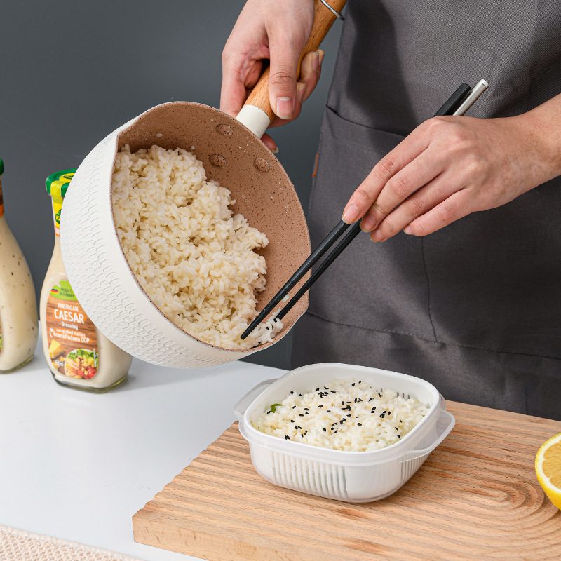 [Clearout] Rice Packaging Box Can Be Frozen and Microwaved for Refrigerator Storage. Fat-Reducing Light Snacks and Small Grain Lunch Boxes