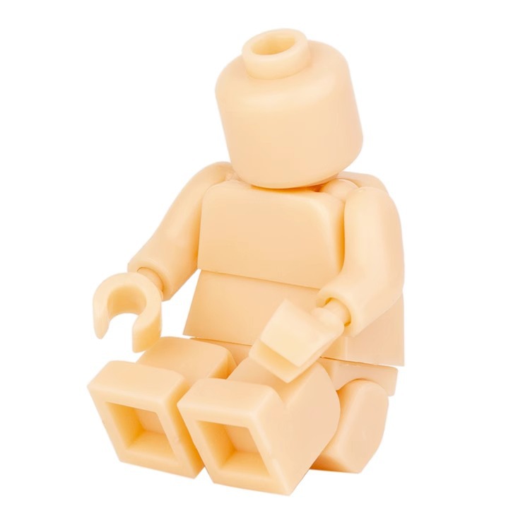 Luminous Super Movable Building Blocks Small Particles Solid Color Body Joint Multi-Angle Toys Educational Assembled Kunkun