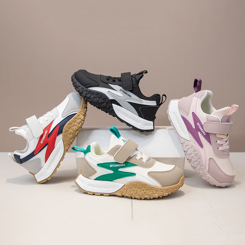 Кроссовки для детей весна-осень 2025 новый повседневный модный стиль светлые универсальные плоские туфли для девочек модная обувь