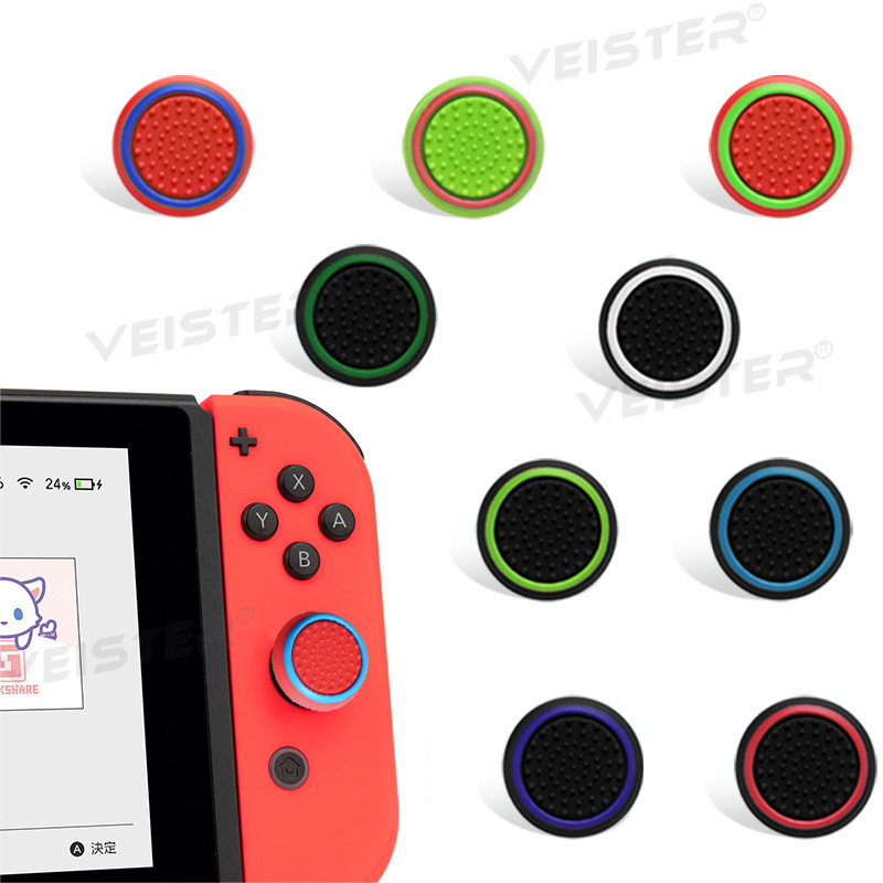 Ps4 Rocker Cap Ps3Ps5Xboxone Mushroom Head Two-Color Handle Silicone Cap