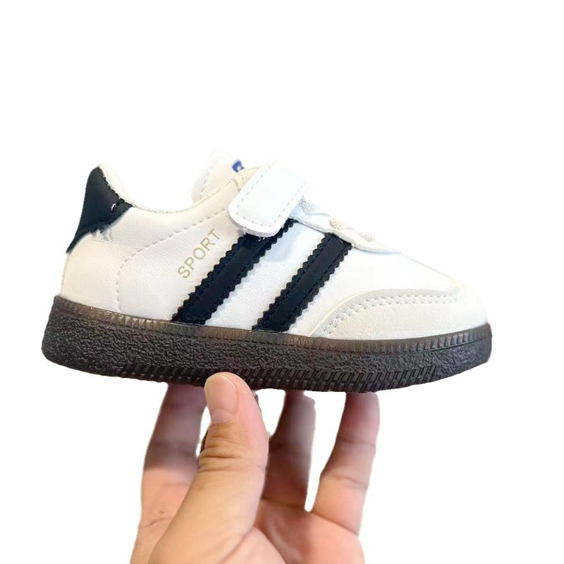 Children's Shoes Spring and Autumn New Children's sneaker Boys' German Training Shoes Casual All-match Girls' Skate Shoes Velcro Baby Shoes