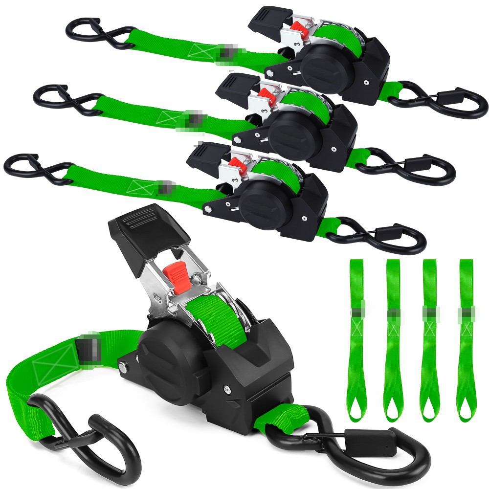 Amazon's Best-Selling Cargo Automatic Shrinking Tensioner Binding Belt Self-Driving Travel Luggage Motorcycle Strap Fixed Collection