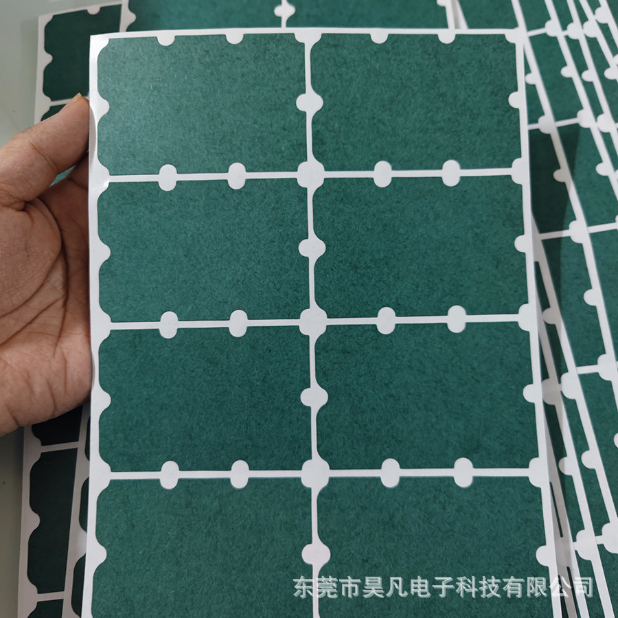 Adhesive Green Paper Battery Green paper fireproof flame retardant coated green paper processing motor insulation paper punching