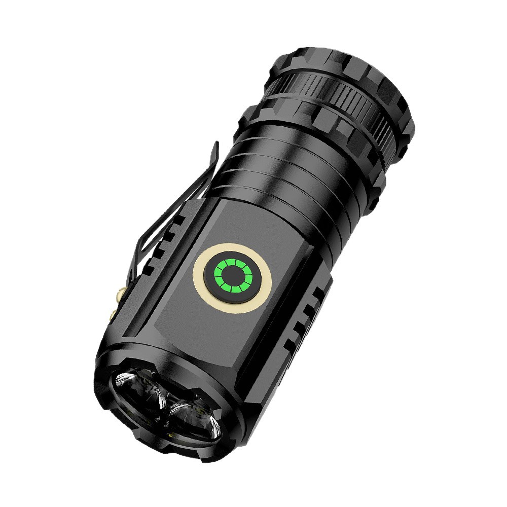 Cross-border new LED strong light long-range flashlight super bright mini portable small flashlight outdoor multi-function cap lamp
