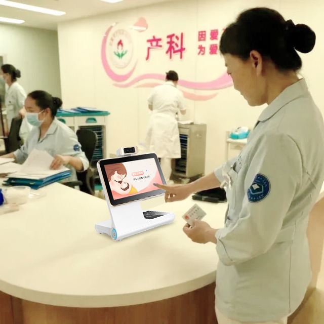 GC103 Newborn Birth Medical Certificate Certificate Verification System Terminal Fingerprint Identification Two-dimensional Code Identification