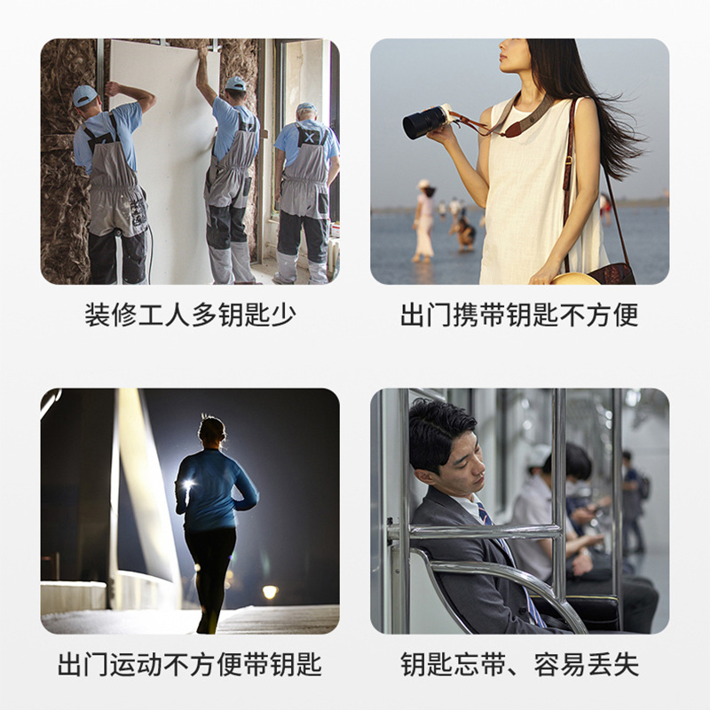 Decoration password key box homestay wall hanging site security door Cat's Eye box project password lock production Wholesale