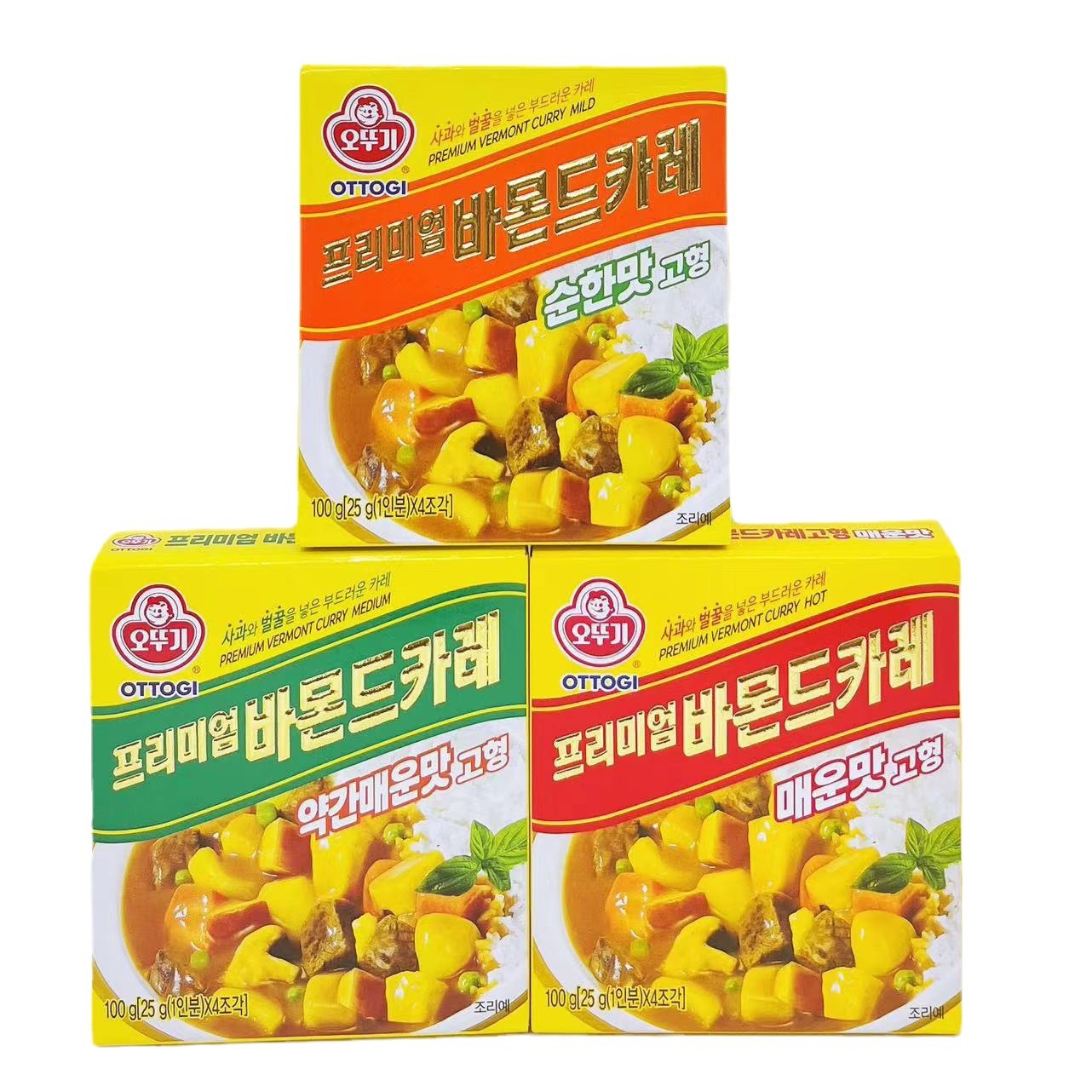 South Korea tumbler Aotuji Apple Curry Block Home Curry 100g Original Spicy Home Convenient Curry Block