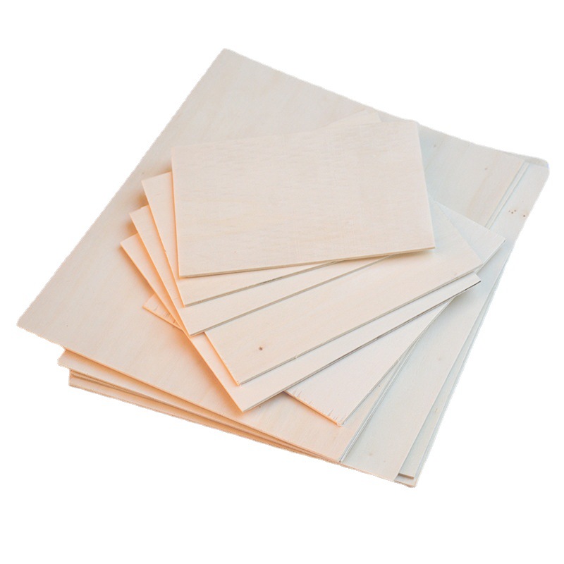 Basswood Laminate Thin Wood Chips DIY Handmade Building Model Materials Thin Wooden Boards Pyrography Wood Chips Small Wood Chips Wholesale