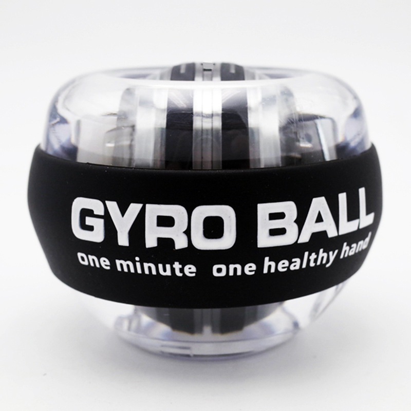 Self-Initiating Luminous Wrist Ball/Fitness Gyro Centrifugal Ball Power Badminton Trainer Grip Ball Fixed Logo
