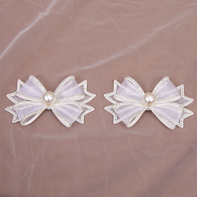 2023 new shoe clip accessories simple fairy wind pearl butterfly flowers can be equipped with our AK series a generation of hair