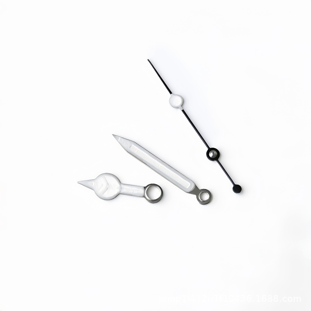 Water Ghost Modified Watch Accessories Bgw9 Luminous Pointer Sbu Watch Needle Green Luminous Suitable for Nh35/Nh34 Pointer