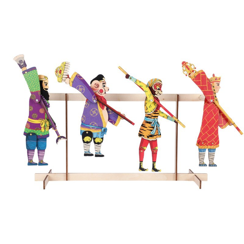 Free Shipping Wholesale Non-Legacy Wooden Shadow Play Toys One-Hand Operation Shadow Play Props Children's Dynamic Shadow Play Gifts
