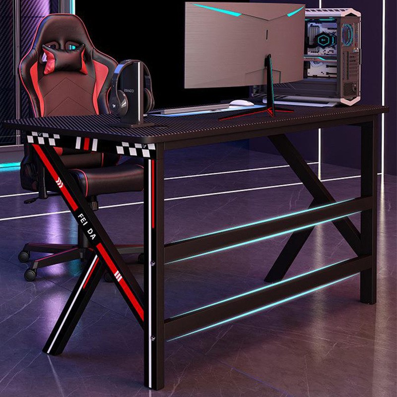 E-Sports Table, Simple Table, Workbench, Study Table, Gaming Live Streaming Competition Table, Home Bedroom Desktop Computer Table