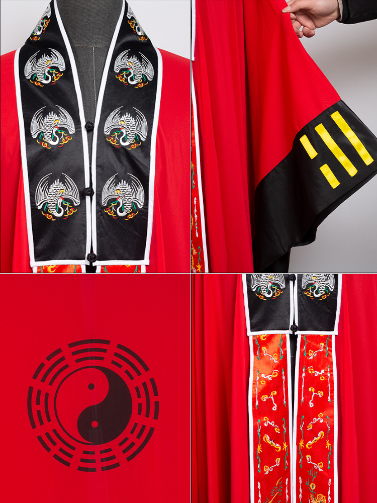 high quality Dojo Costume Gao Gong Taoist Costume Sutra Costume Wudang Taoist Costume Taoist Costume Taoist Supplies Bagua Taoist Costume