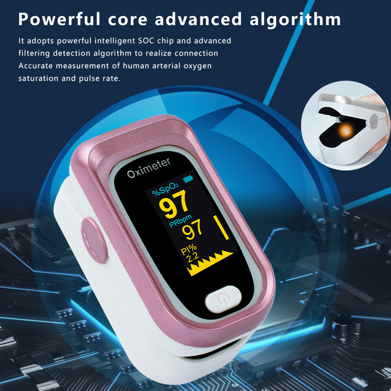 CRFISH household pulse oximeter rechargeable oximeter finger clip medical oximeter Amazon cross-border