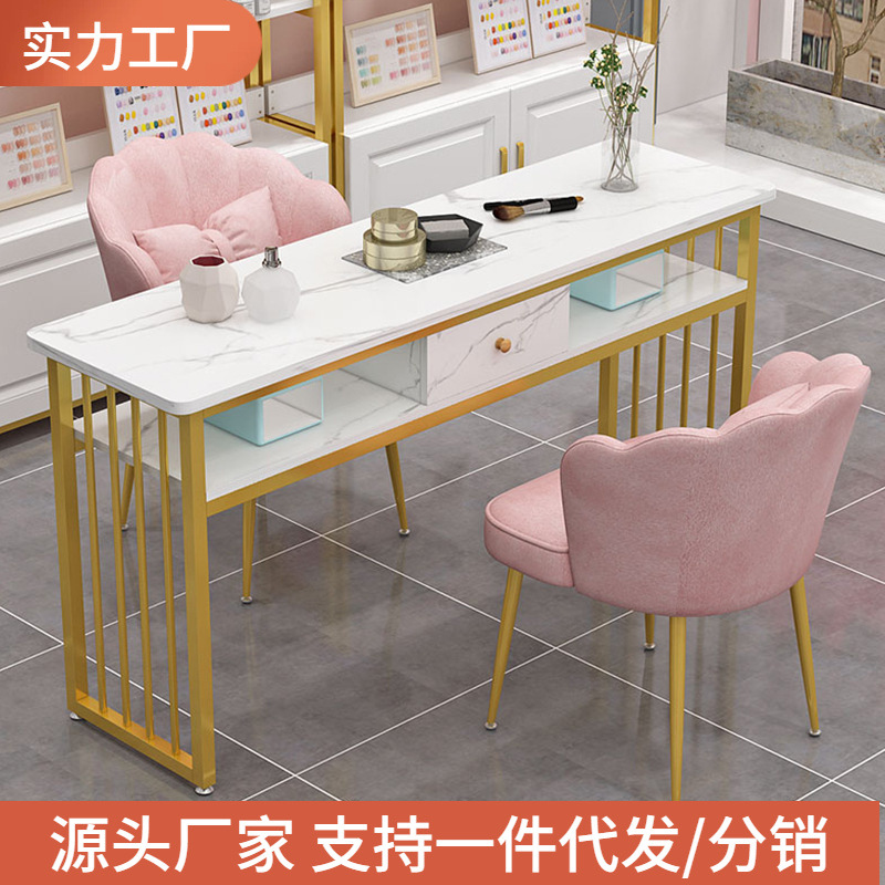 Модульный набор стола и стула для маникюра, популярный в интернете, простой, экономичный, японский маникюрный стол, одинарный и двойной