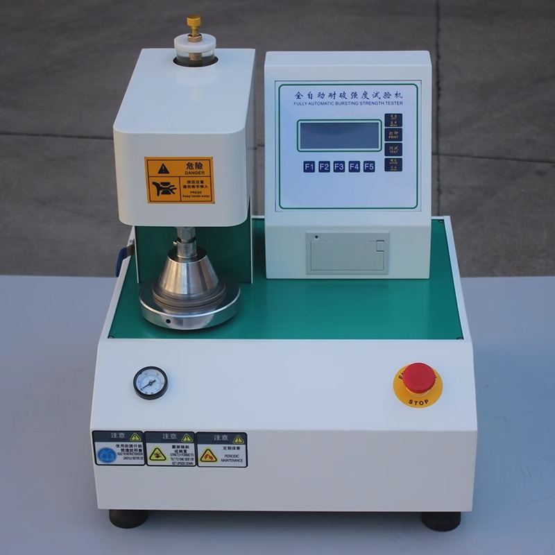 Automatic Tear Resistance Strength Testing Machine Carton Bursting Strength Tester Touch Cardboard Corrugated Blast Tester