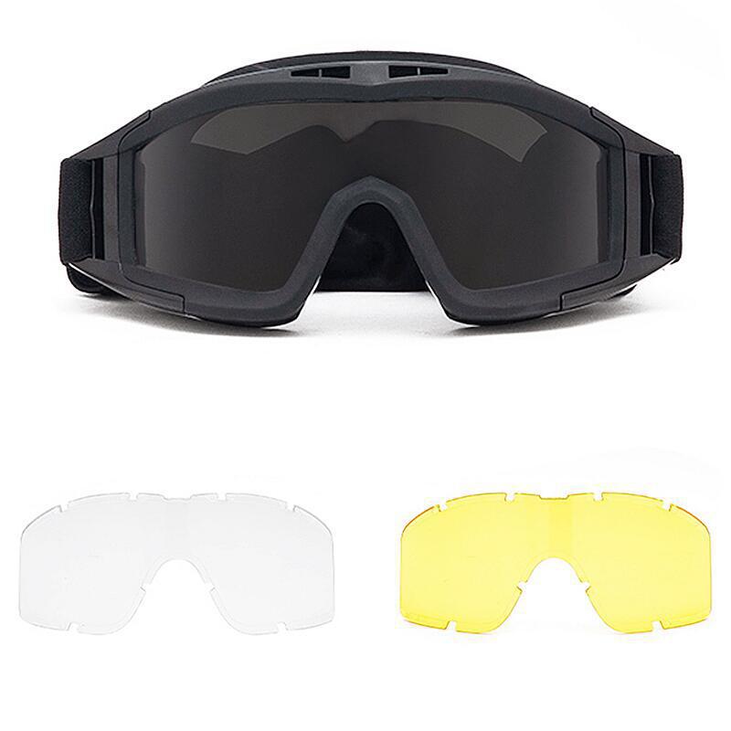 Outdoor Tactical Glasses Desert Locust Military Fan Goggles Cs Anti-Impact Sports Unisex Bulletproof