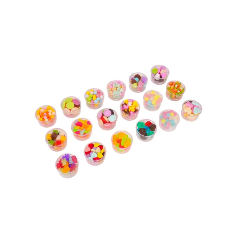 Miniature Food Toys, Small Pudding Candies, Biscuits, Sugar Cubes, Realistic Food, Handmade DIY Material Kits, Pretend Play Toys