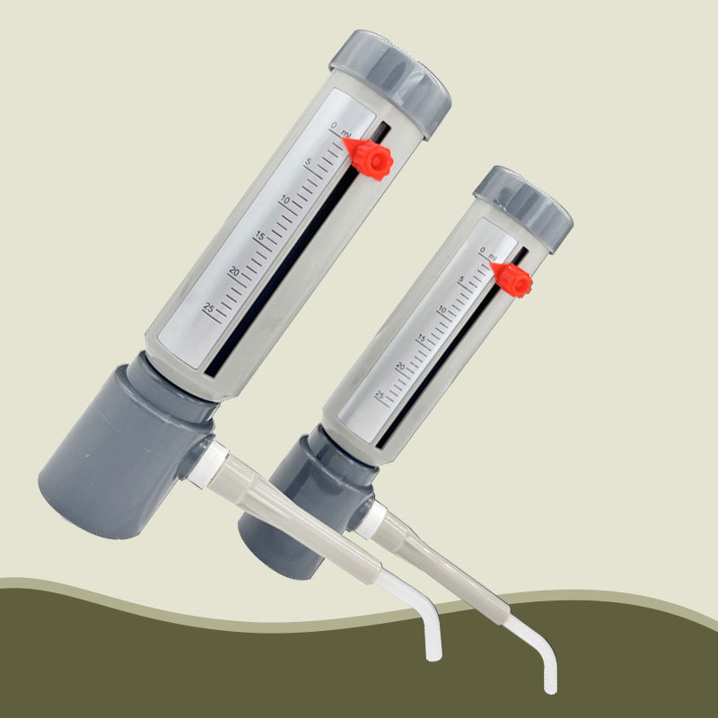 Laboratory Bottle Mouth Dispenser Adjustable Liquid Dispenser Quantitative Scale Bottle Mouth Dispenser