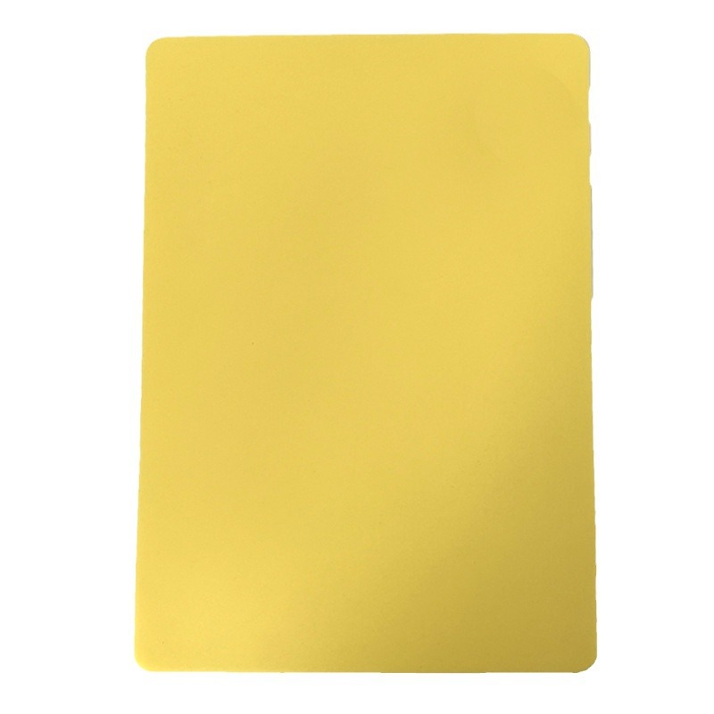 A4 thick yellow tattoo practice leather silicone leather fake leather novice tattoo embroidery large practice leather double-sided available cross-border