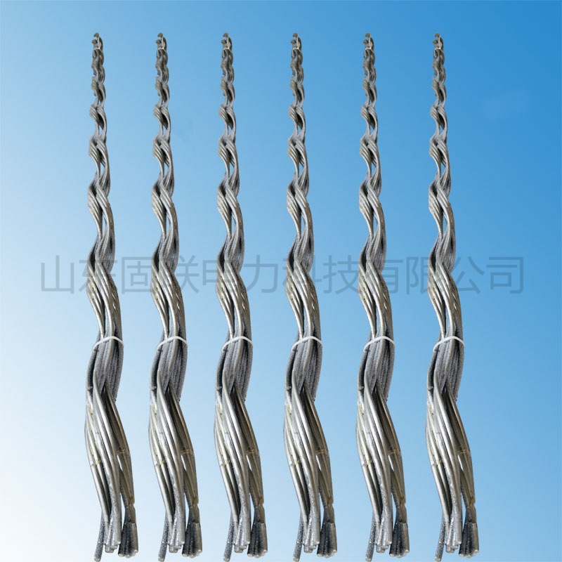 Воздушная линия предварительно скрученный безопасный резервный кабельный зажим подходит для заземляющего провода Opgw-24B1-50 K