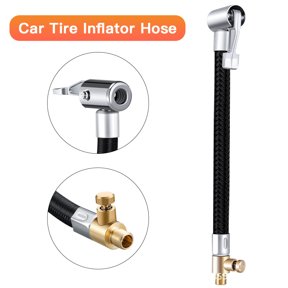 Car quick air pump extension pipe connection hose tire quick air pump Chuck Inflatable pipe manufacturer