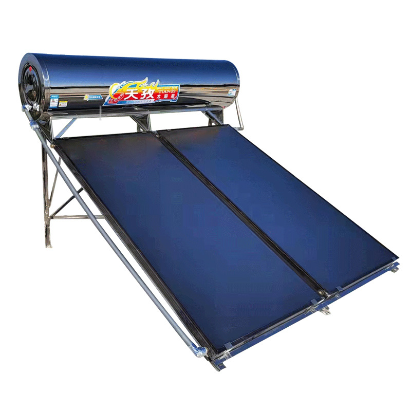 Flat Plate Collector 150L 200L 300L Integrated Solar Water Heater for Home Use, Factory Export Wholesale, Smart