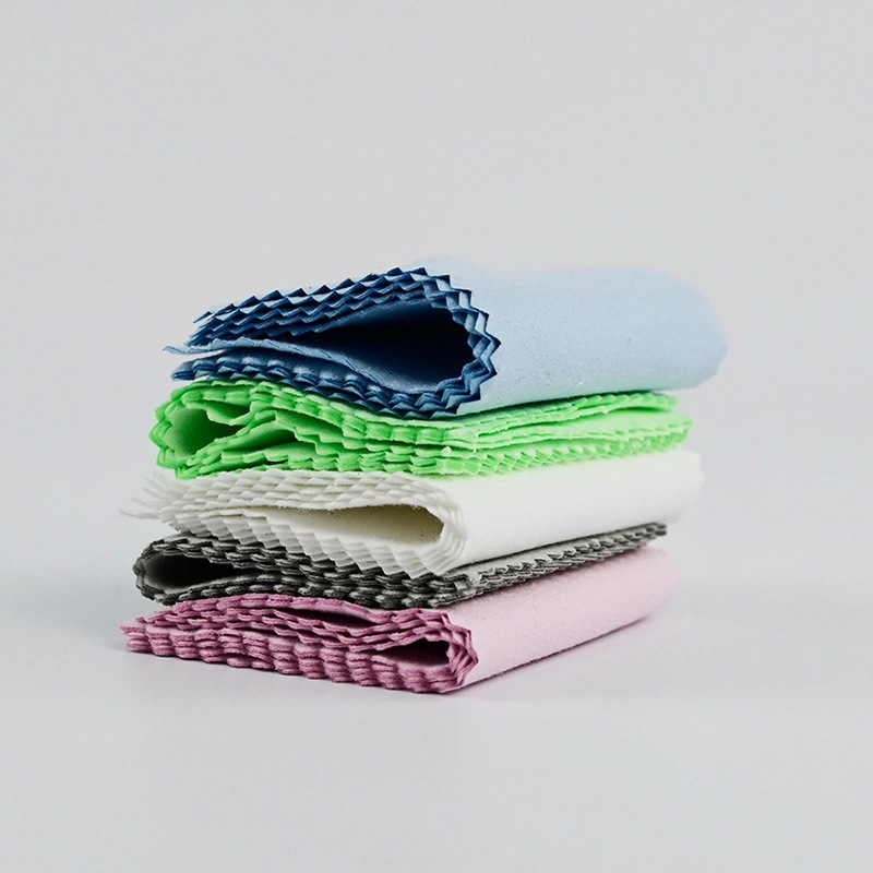 Double-Sided Velvet Silver Polishing Cloth 6*10cm Gold and Silver Jewelry Polishing Cloth Jewelry Wiping Cloth Maintenance Cloth Can Be Printed with Logo