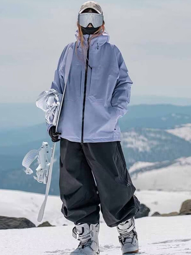 Ice 2025 Casual Pants Ski Pants Unisex Waterproof Windproof Cold-resistant Wear-resistant Warm Snowboard Snowsuit Culottes