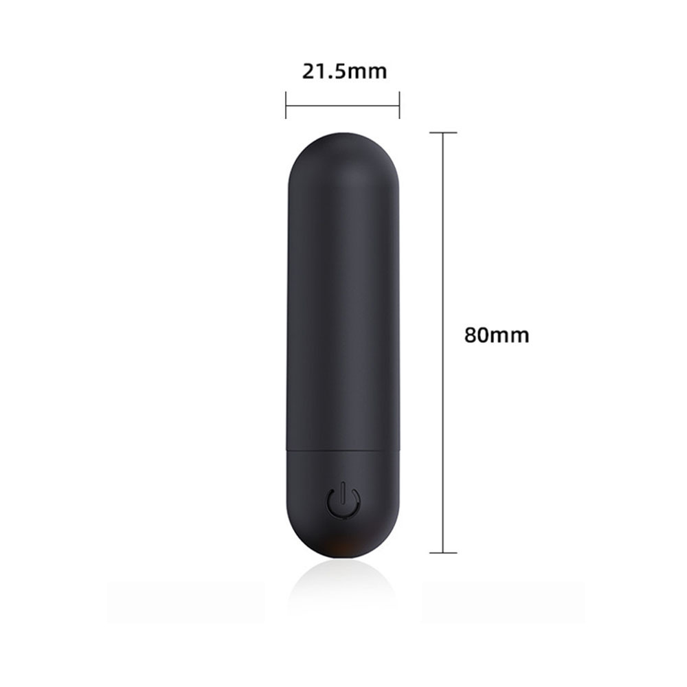 Mini Bullet  Strong Vibration Wand Anal Plug Massager 10-Frequency Female Masturbation Device Waterproof Sex Toy