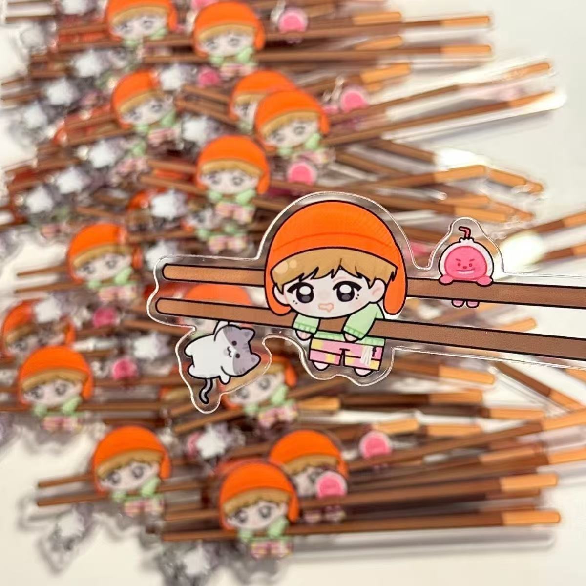 Акриловые палочки для карточек, палочки для еды с карточками, индивидуальные материалы для групповых мероприятий, индивидуальные периферийные устройства для фото