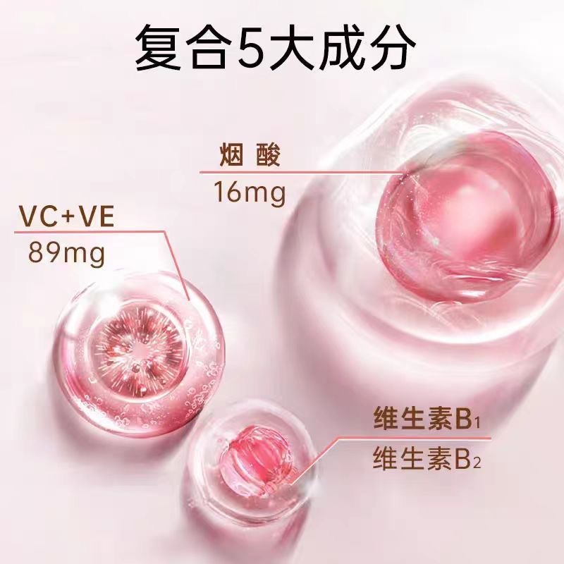 21 Golden Vita Vitamin C Vitamin E Niacinamide 60 Capsules for Men and Women with Good Nutrition and Complexion Multi-Dimensional Official Authentic Product