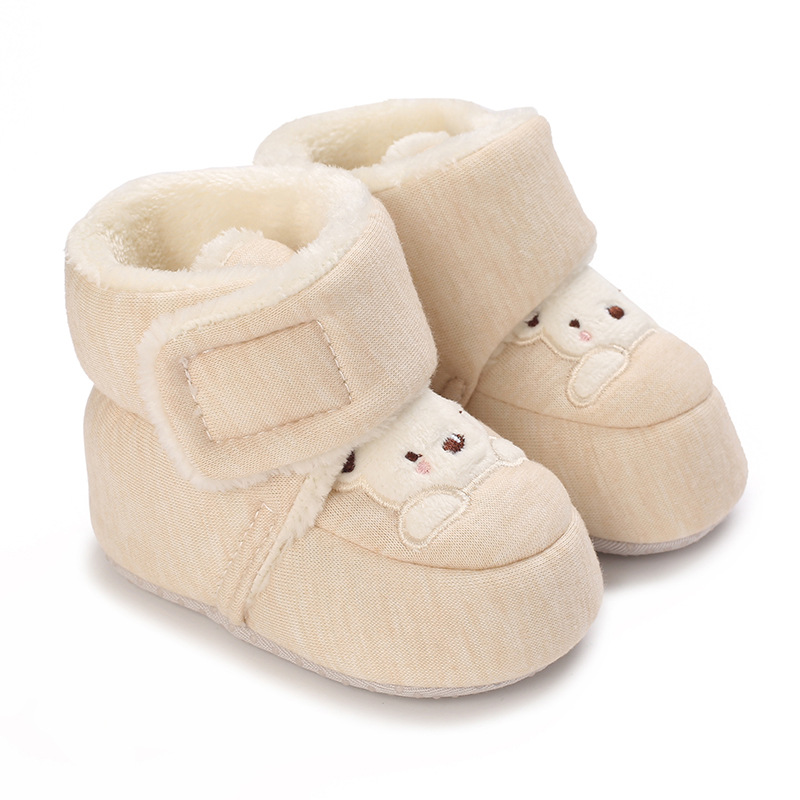 Baby shoes winter thick warm cotton shoes men and women baby walking shoes 0-1 years old