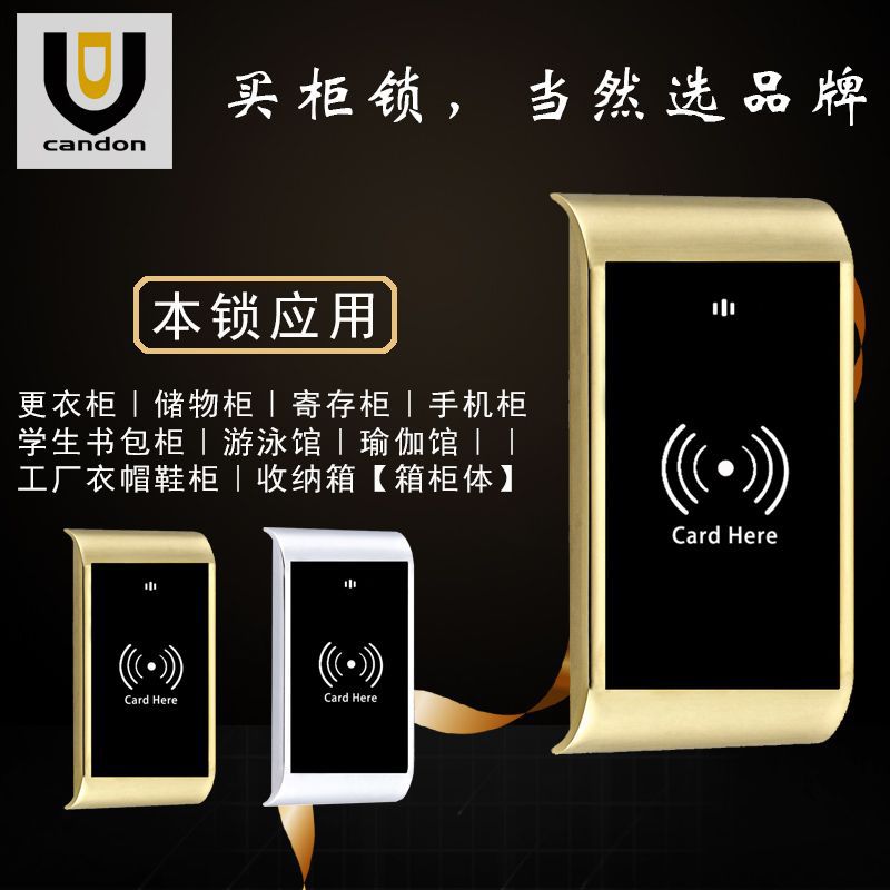 Factory Direct Sales Electronic Sensor Cabinet Lock Bathroom Magnetic Card Lock Sauna Wardrobe Lock Cabinet Door Sensor Lock Swipe Card Electronic Lock