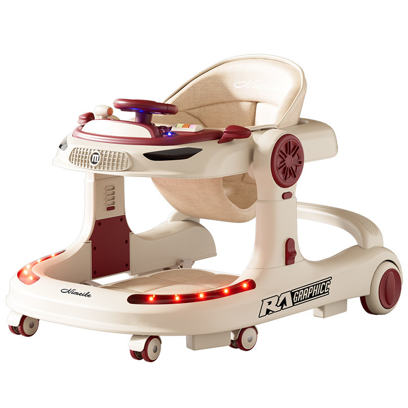 Foreign Trade Toddler Baby's Anti-O-Leg Foldable Trolley Baby's Multifunctional Three-in-One Toddler