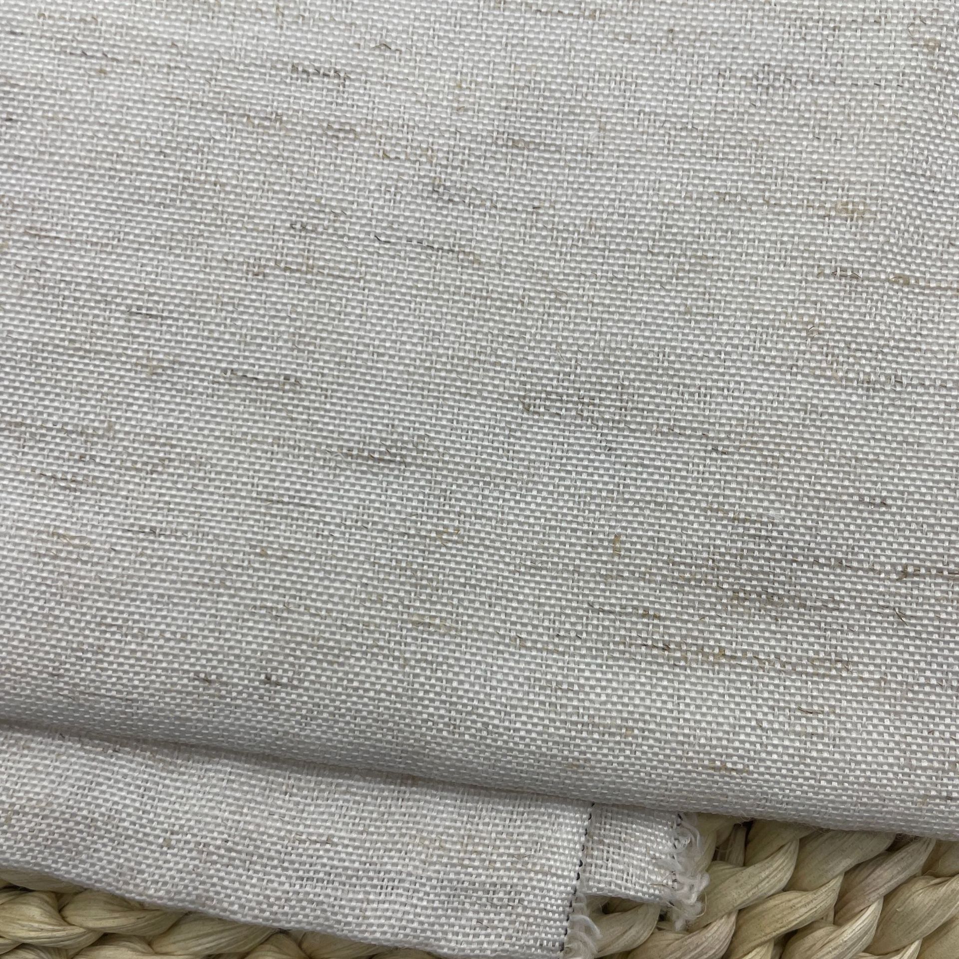 Ready Supply of Polyester Linen, Simple Japanese and Korean Linen Color Packaging Boxes, Storage Bags, Toys, Lighting Craft Fabrics