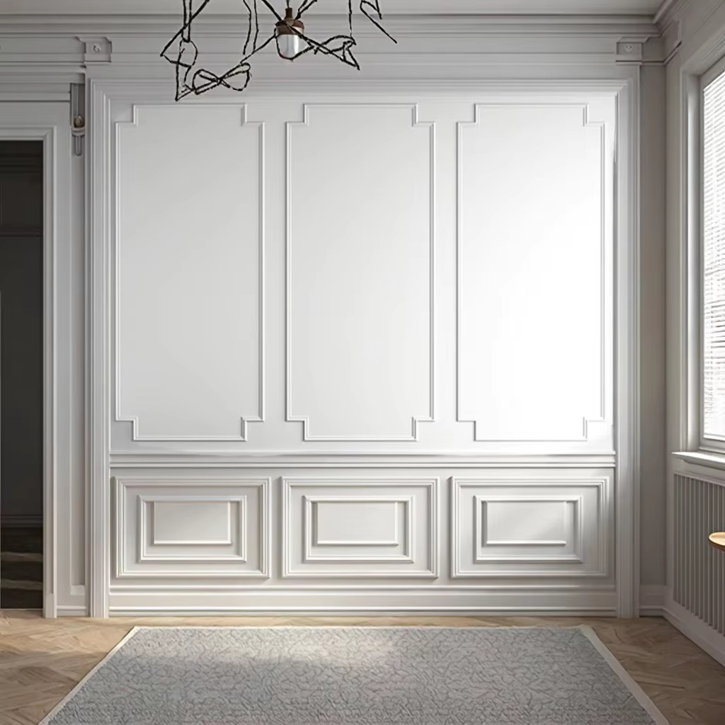 2cm full white PS foam line skirting line environmental protection simple easy installation waistline bedroom living room decorative line