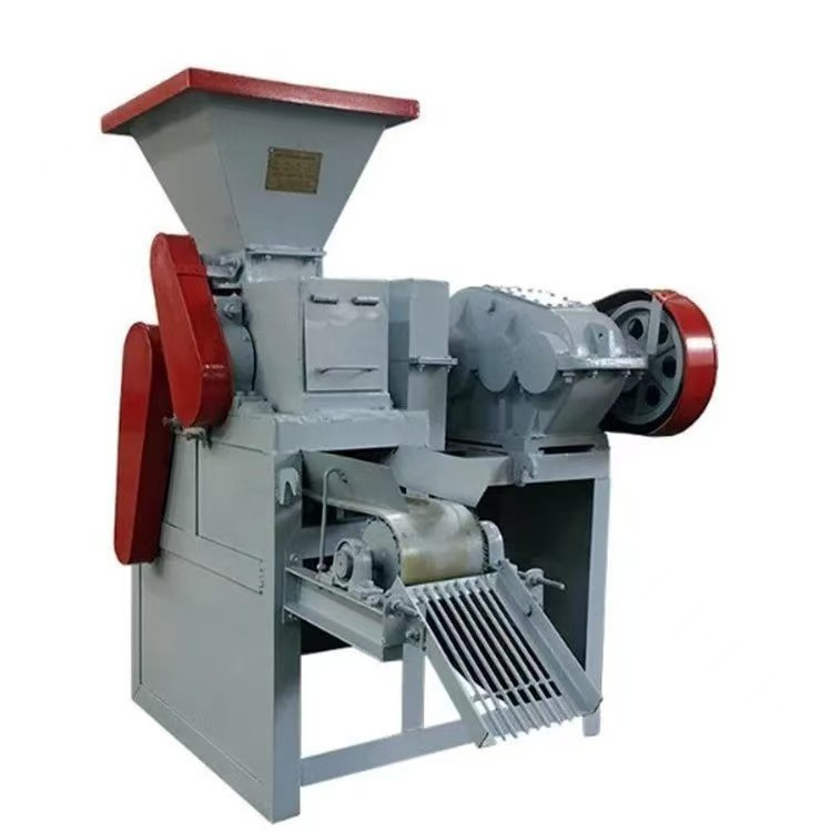 Iron Ore Powder Ball Press Machine Double Roller Ball Press Machine Powerful Ball Pressing Forming Machine Factory Direct Sales