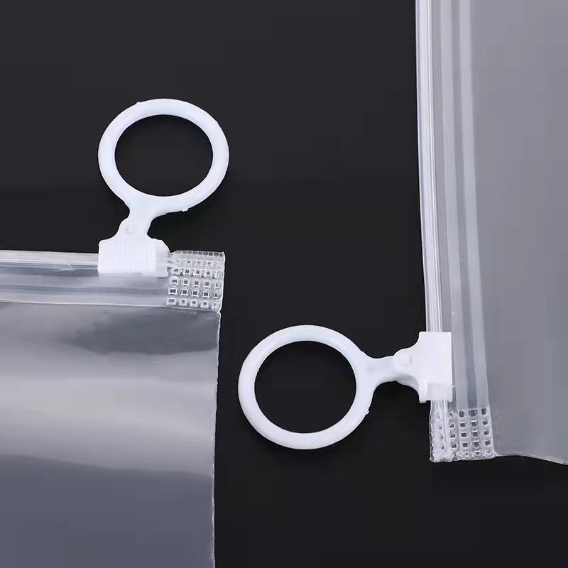 Transparent Ring Zipper Bag Beauty Makeup Self-sealing Frosted Bag Mobile Phone Case Pull Ring Bag Ice Sleeve Underwear Packaging Bag