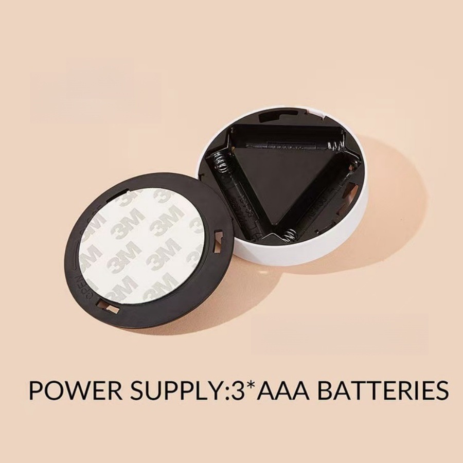 Cross-border new clap light atmosphere night light cabinet light, 2 levels of brightness adjustable 3AAA battery (not included