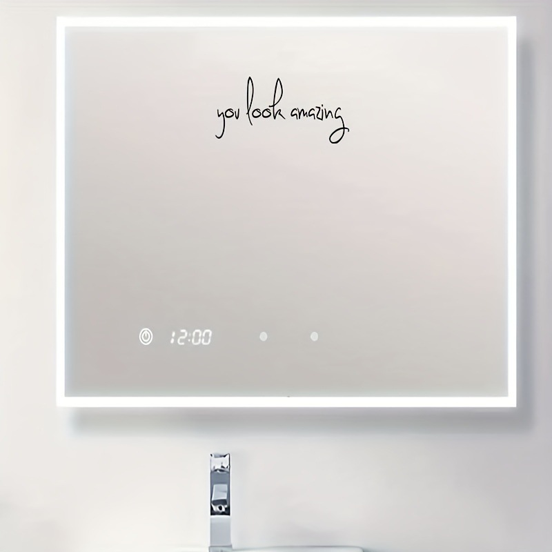 Cross-border Amazon explosions Mirror stickers you look amazing waterproof and oil-proof 2 sheets/set of vinyl film