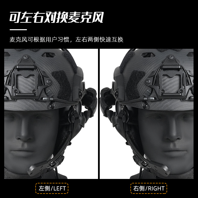 Sound Pickup and Noise Reduction Tactical Headphones, Head-Mounted Shooting Hearing Protection Earmuffs, Cross-Border Hot Sales in Places with Strong Noise