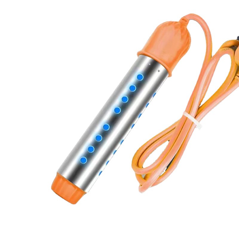 Stainless Steel Temperature Control with Light Heating Tube, Timed Power Off, Fast Heating, Automatic Power Off, Water Boiling Rod Heater