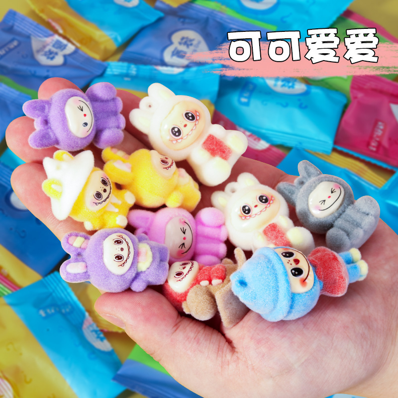 Flocked Plush Cartoon Figurines Blind Bag Gift Series Models Trending Online Hot-Selling Accessories Wholesale Blind Bags