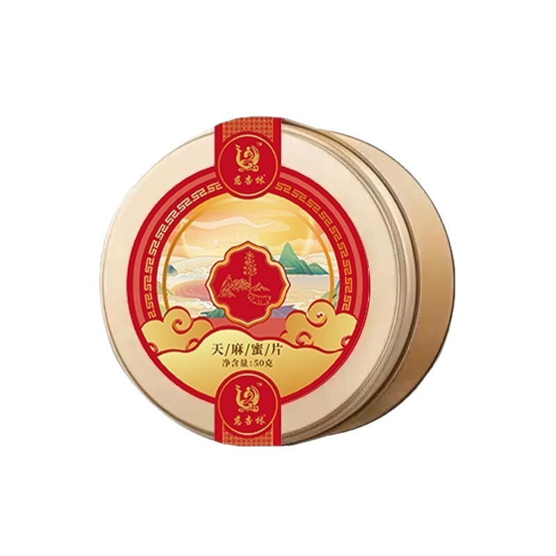 Canned Tianma Honey Slices 50g Yunnan Zhaotong Xiaocao Ba He Tianma Ready-To-Eat Gastrodia Slices Source Factory Delivery