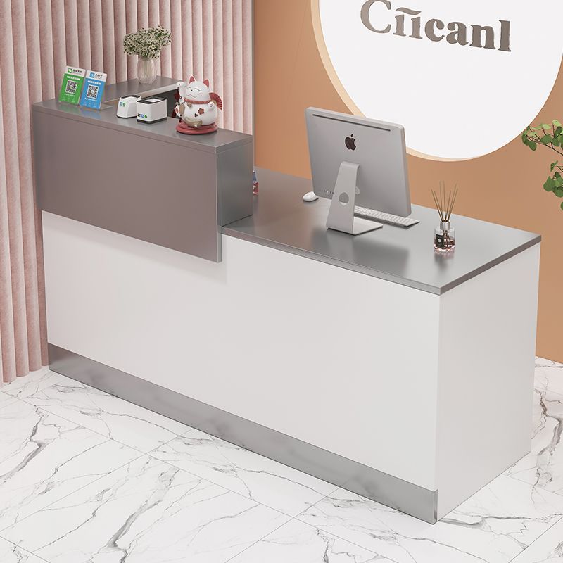 Fashion Bar Modern Minimalist Cashier Front Desk Clothing Store Supermarket Small Women's Clothing Store Counter Reception Special Offer