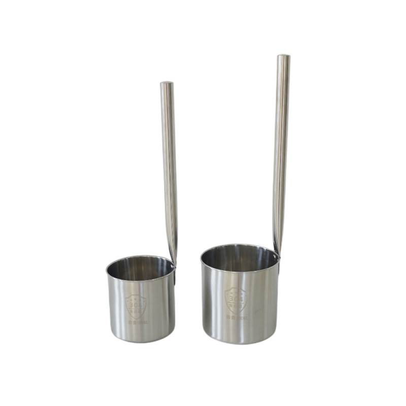 Wine measuring device 304 wine lifting stainless steel 33kg 5kg wine hanging non-magnetic long handle wine beating device flat handle oil wine spoon