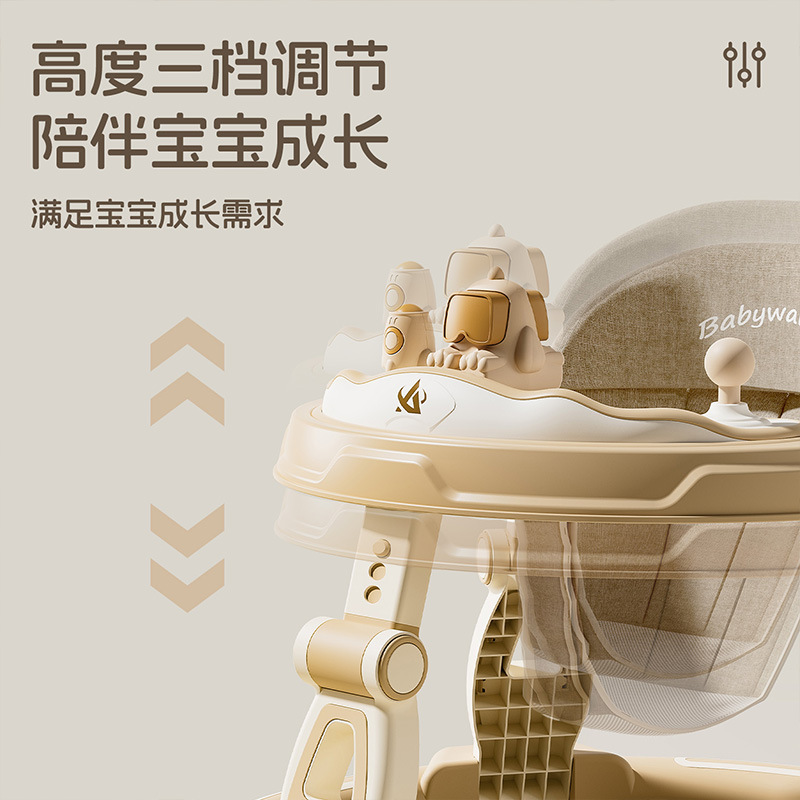 Carefully Selected Baby Walker O-Shaped Leg Multifunctional Side-Turning Stroller Baby Can Sit Children's Artifact Manufacturer Wholesale