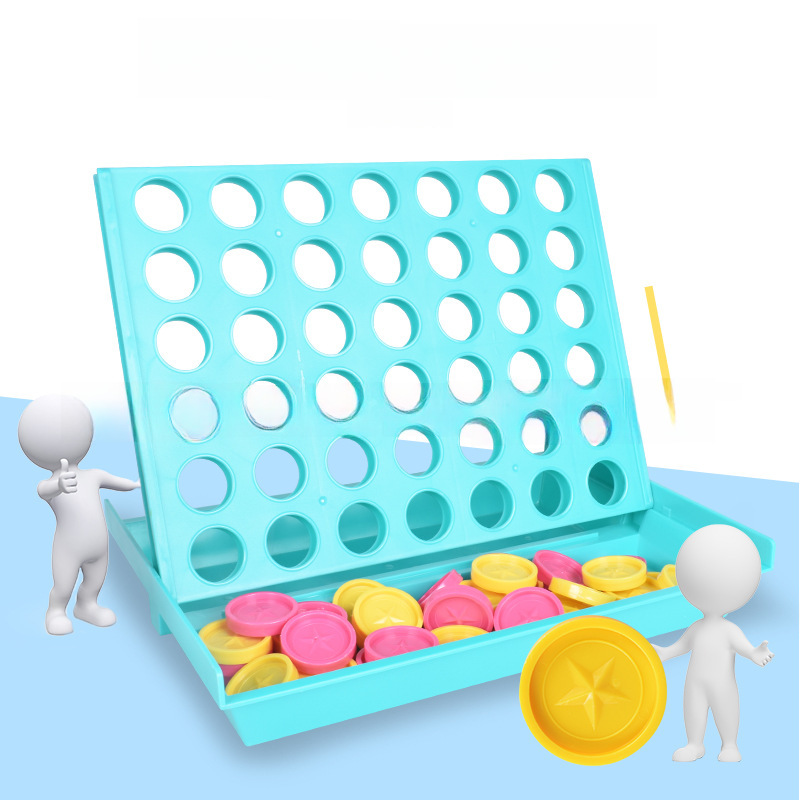 3-6 Years Old Stereo Quad Chess Double Toy Chess Bingo Board Game Four Chess Children's Educational Toy Chess